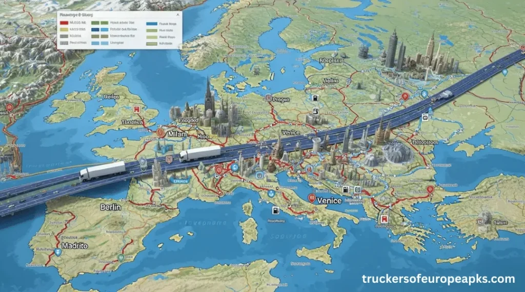 European Road Network for truckers