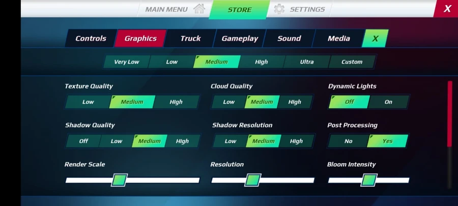 Graphics Settings
